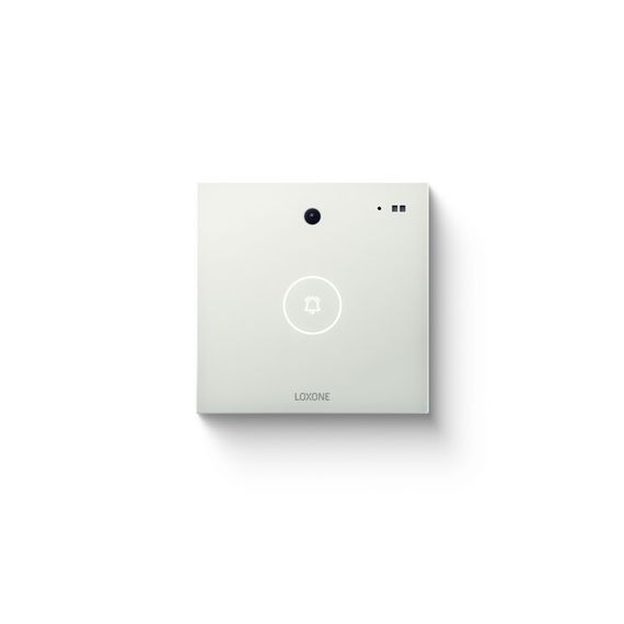 Intercom Velvet White — компактний відеодомофон, білий
